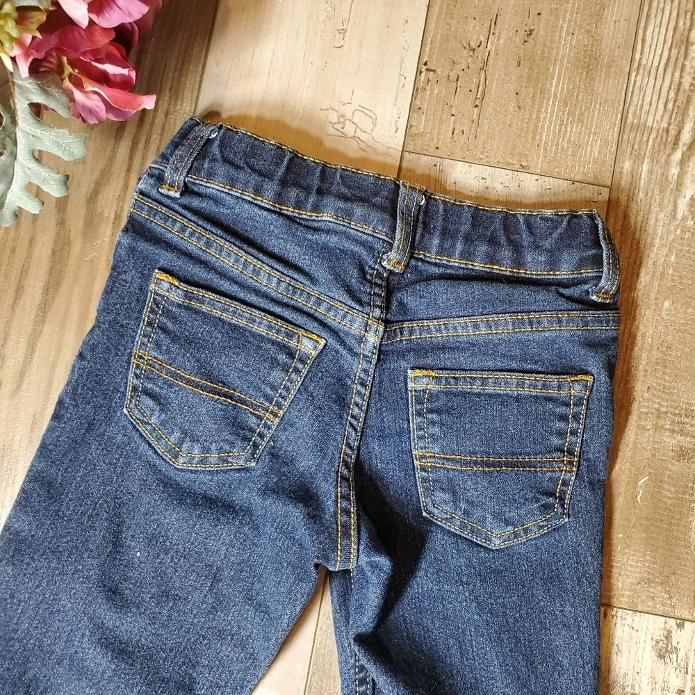OshKosh B'gosh Dark Wash Skinny Blue Jeans Size 6R Boy NWOT